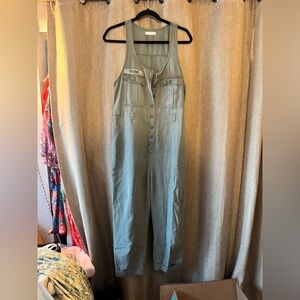 Spell Slate Gray Green Utility Jumpsuit